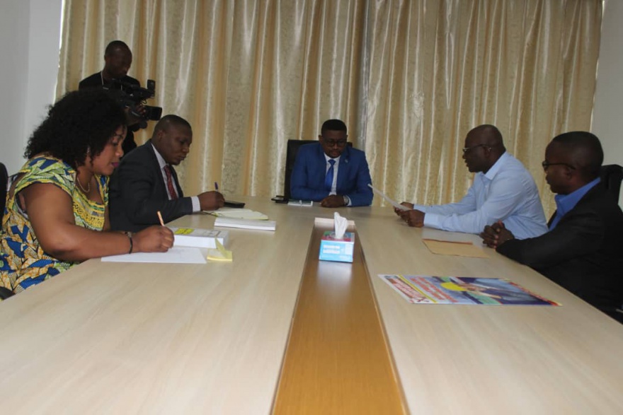 Rencontre entre le Ministre provinciale des Mines et le Président et Vice-président chargé des programmes de l'IDAK ce 17 septembre 2019